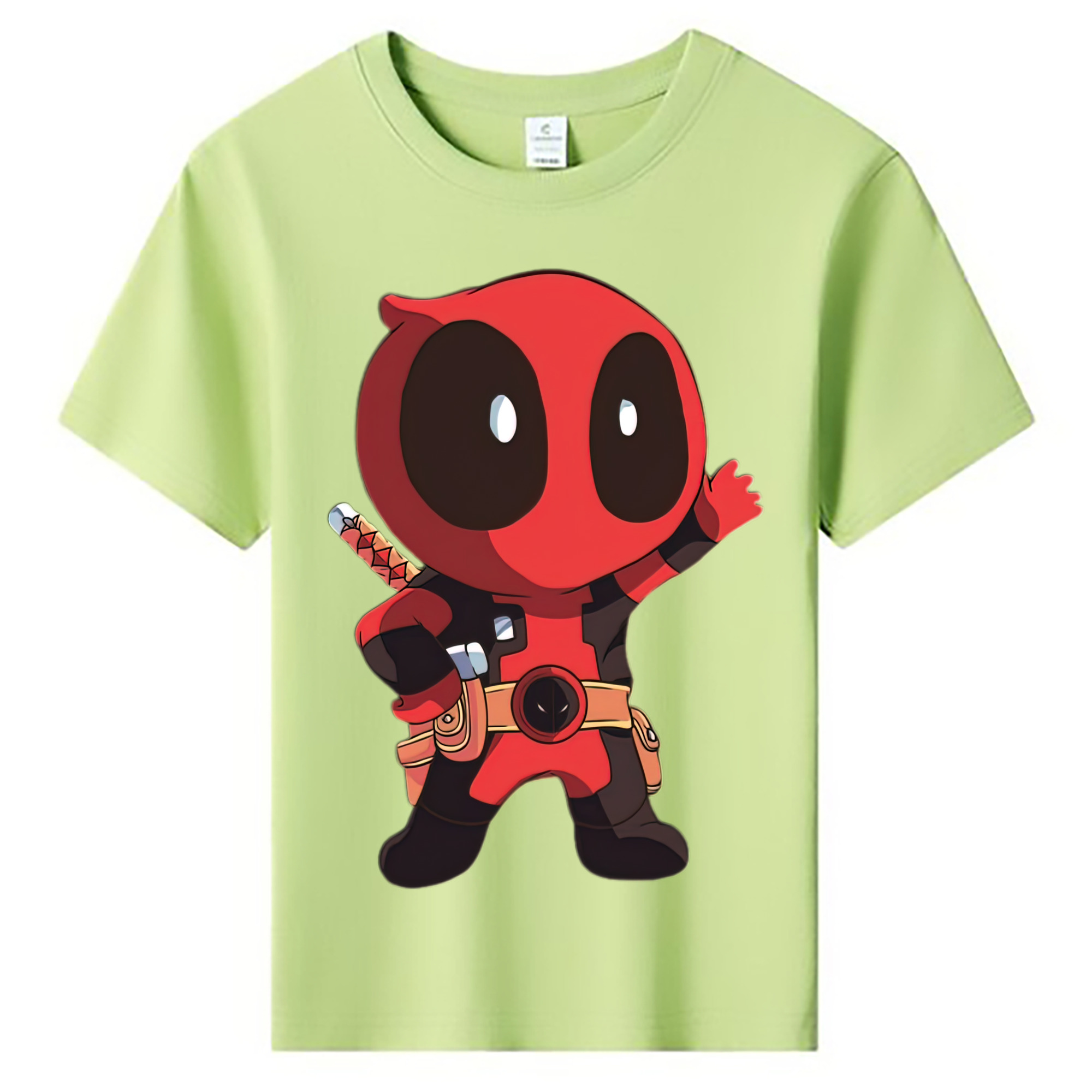 （画像用） Deadpool デッドプール 綿100％キッズTシャツ（フロントプリント）